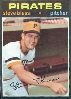 AUTOGRAPHED STEVE BLASS 1971 WS Champs 8x10 Pittsburgh Pirates Photo -  Main Line Autographs