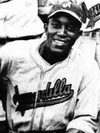 Satchel Paige pitches the first no-hitter in Greenlee Field as the